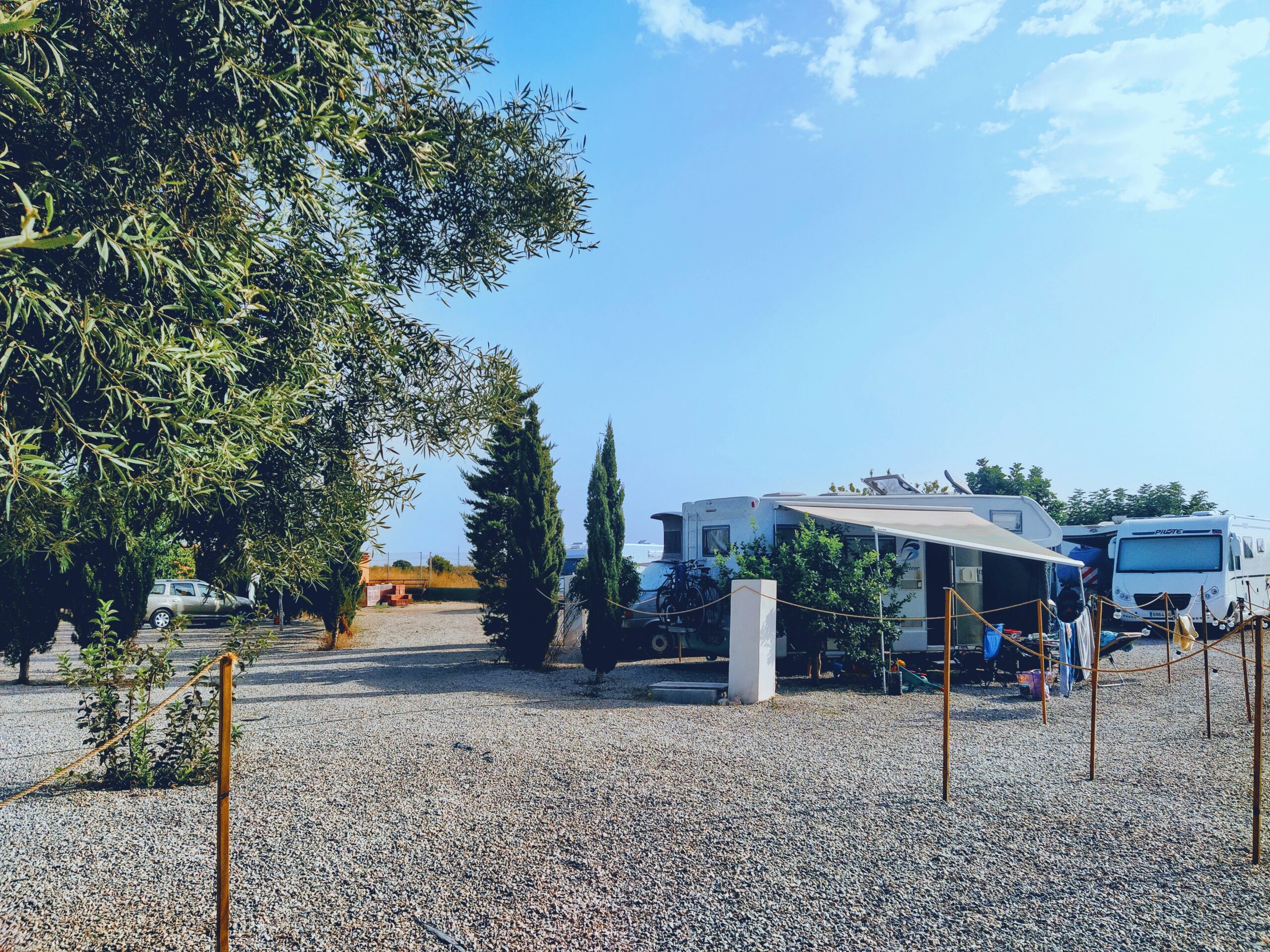 Camping y autocaravanas en la finca